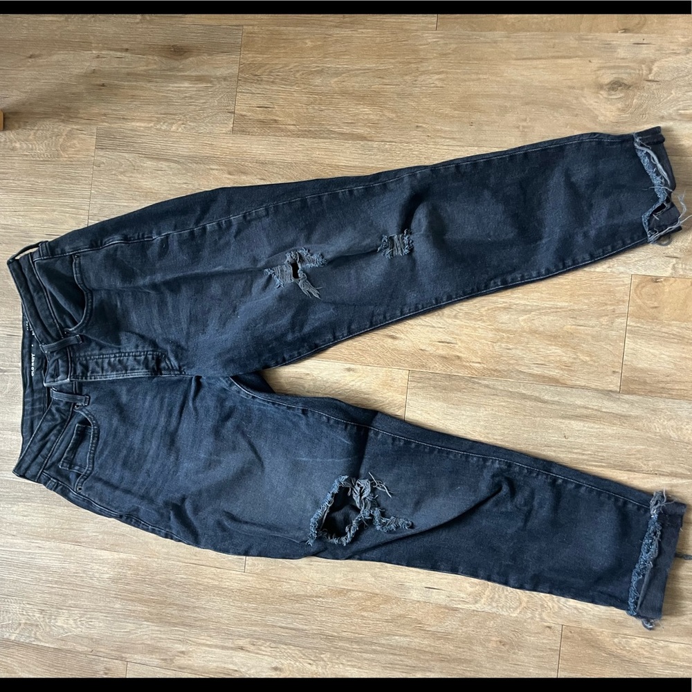 Black ripped jeans by wild fable